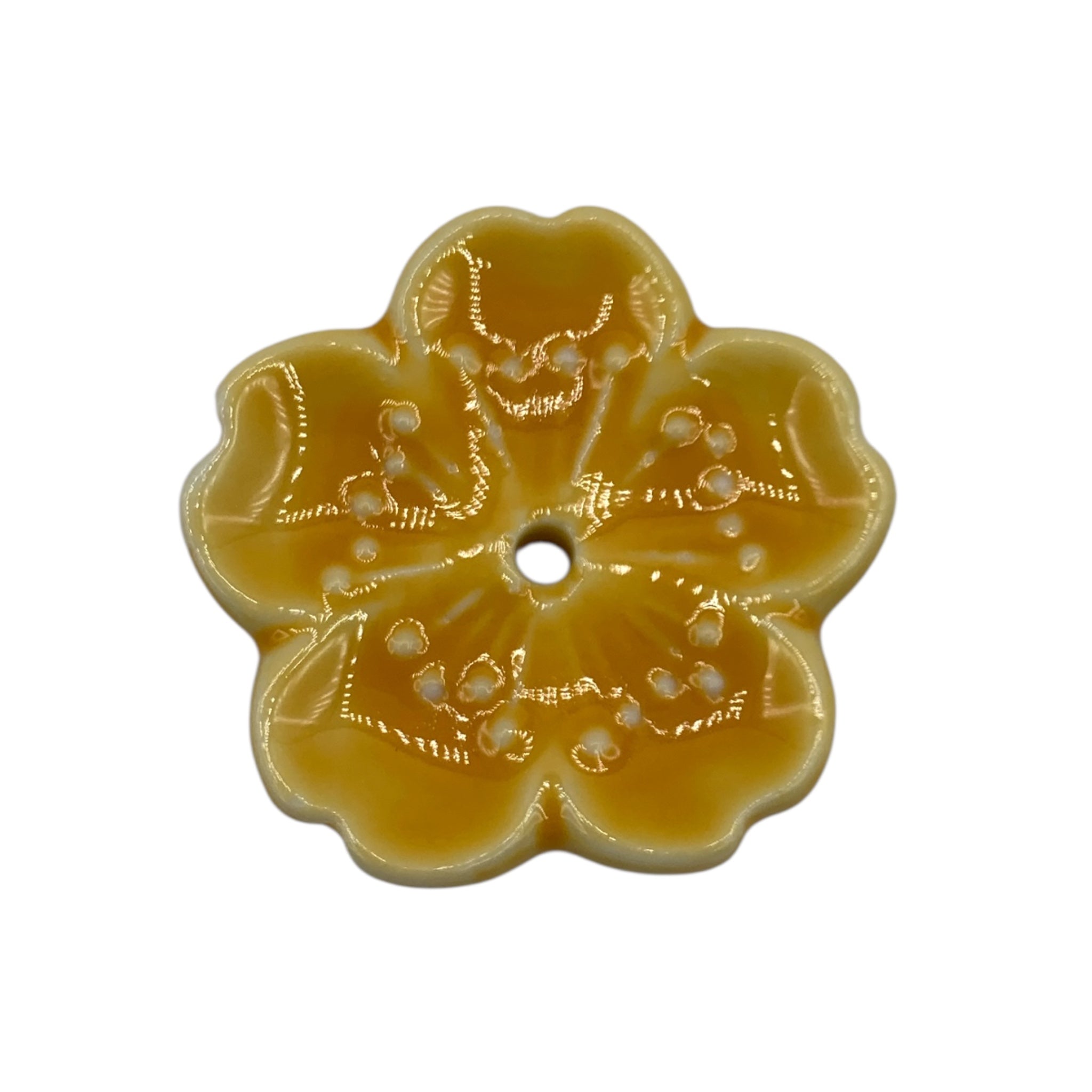 Incense Holder - Ceramic Flower $15 - Happy Soul Online